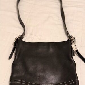 Vintage Coach 1415 Legacy SoHo Tote Black Leather